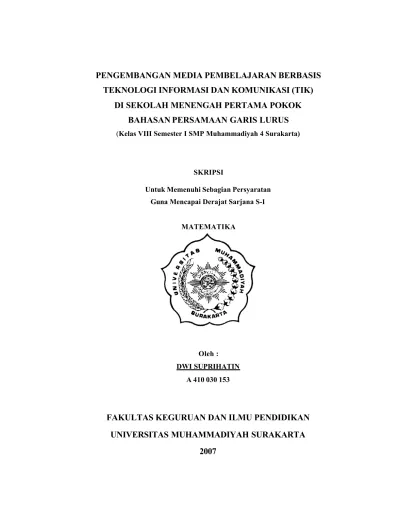 Pengembangan Media Pembelajaran Berbasis Teknologi Informasi Dan Komunikasi Tik Pengembangan 7869