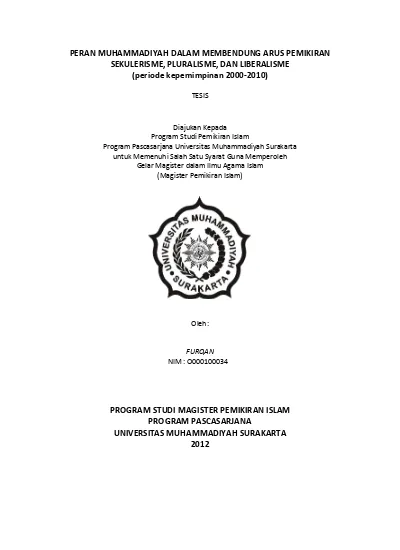 Top Pdf Membedahkeberadaanperkembangan Pluralisme Dan Liberalisme Islam Dl Indonesia 123dok Com