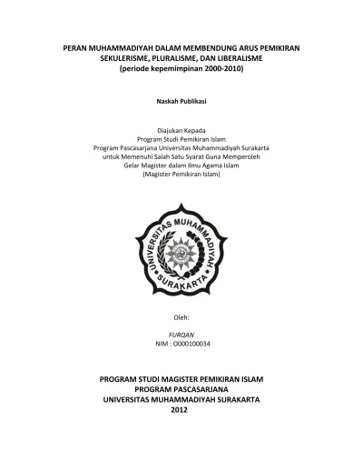 Top Pdf Membedahkeberadaanperkembangan Pluralisme Dan Liberalisme Islam Dl Indonesia 123dok Com