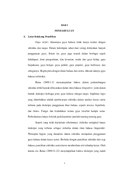 Top Pdf Stilistika Personifikasi Dalam Hujan B 123dok Com