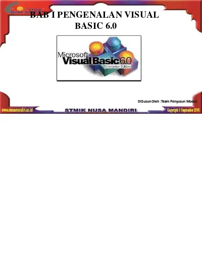 Pengenalan Visual Basic Tiklc Files Pdf Filepengenalan Visual Hot Sex Picture 6050