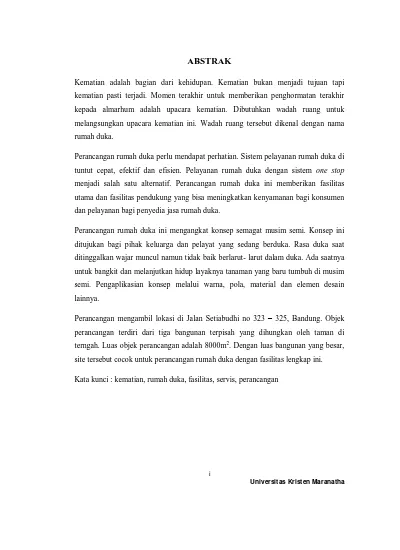 Top PDF Perancangan Interior Rumah Duka untuk Umum di Bandung. - 123dok.com