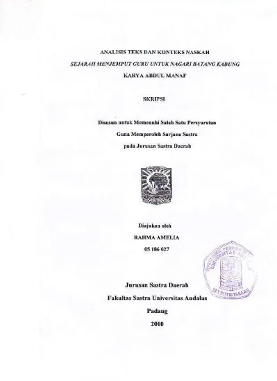 Top Pdf Naskah Catatan Harian Raden Haji Abdul Habibkajian Filologi Dan Analisis Teks Terhadap Naskah 123dok Com