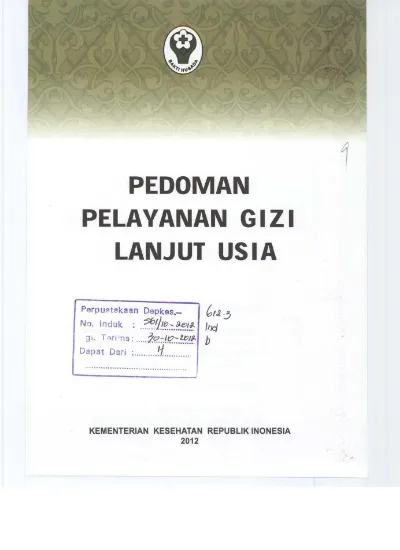 Top Pdf Pedoman Pelayanan Gizi Di Rs Kelompok Gizi Mmr 10c