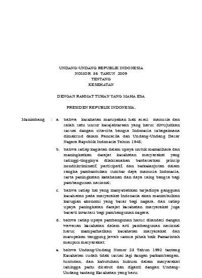 Top PDF Undang-undang Republik Indonesia No. 24 Tahun 2009 Tentang ...