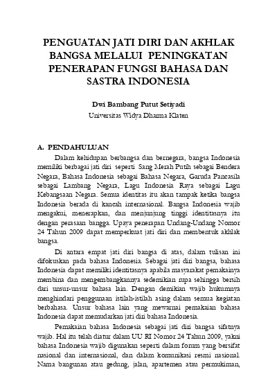 Top PDF Menganalisis Proses Penguatan Jati Diri Bangsa - 123dok.com