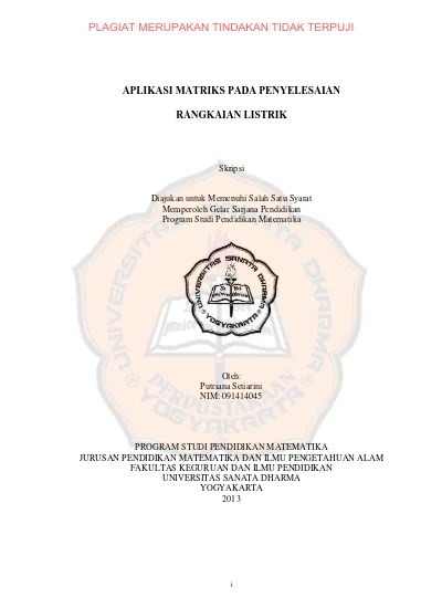 Top Pdf Aplikasi Sistem Persamaan Diferensial Pada Rangkaian Listrik 123dok Com