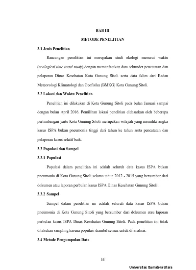 Top Pdf Hubungan Iklim Suhu Curah Hujan Kelembaban Dan Kecepatan Angin Dengan Kejadian Penyakit Ispa Bukan Pneumonia Di Kota Gunung Sitoli Tahun 2012 2015 123dok Com