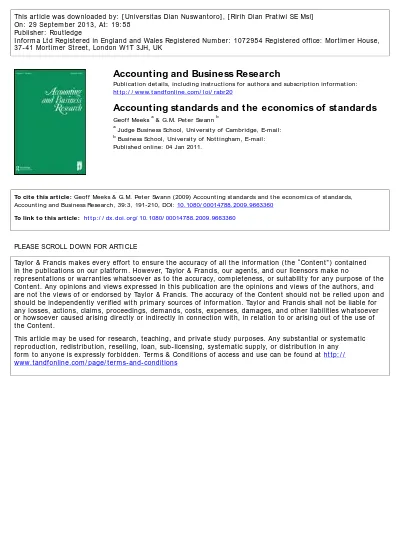 the economics of standards a literature review