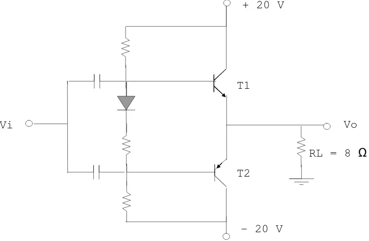 Penguat Daya Push-Pull Kelas B - Elektronika Analog BAB4 Sc