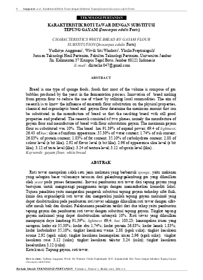 Top PDF Hasil Analisa Organoleptik Warna Roti Tawar Modifikasi - 123dok.com