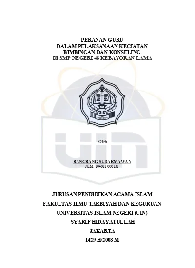 Top PDF Pengertian Kendala Pelaksanaan Kegiatan Bimbingan Dan Konseling ...