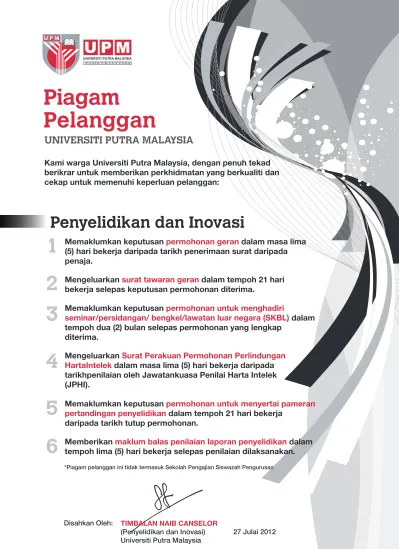 Fkusk1 Piagam Pelanggan Penyelidikan