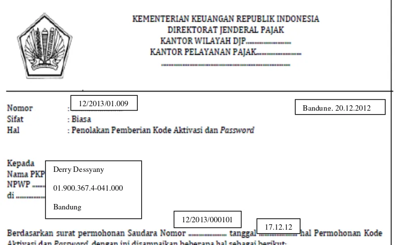Implementasi Kode Dan Nomor Seri Faktur Pajak Oleh Supplier Pada Pt Dirgantara Indonesia Persero