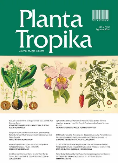 Journal of agricultural sciences