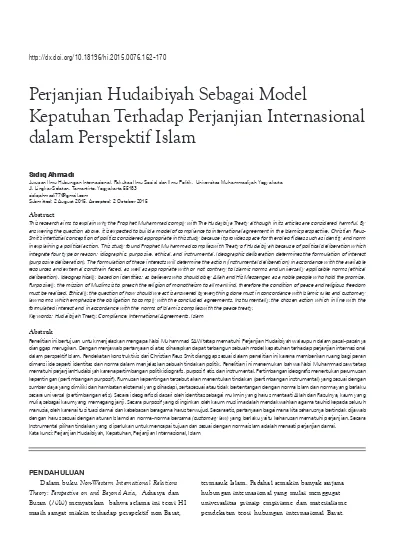 Top Pdf Perjanjian Hudaibiyah 123dok Com