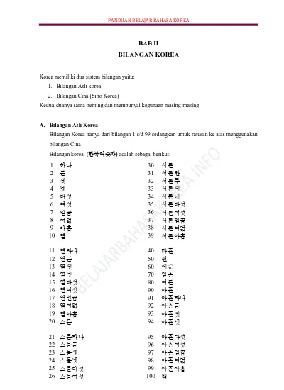 Belajar bahasa korea pemula pdf