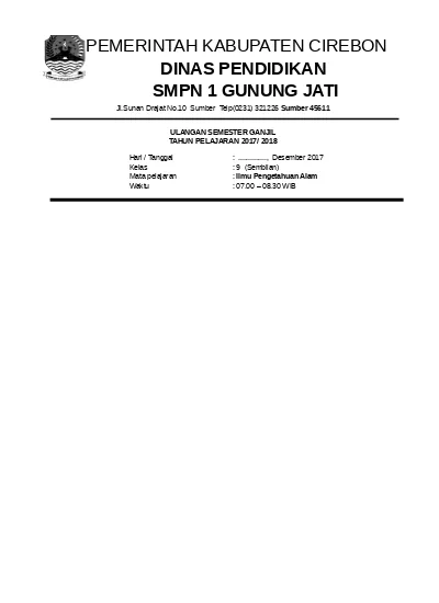 Soal Ipa Smp Kelas 9 Semester 1 Listrik Statis