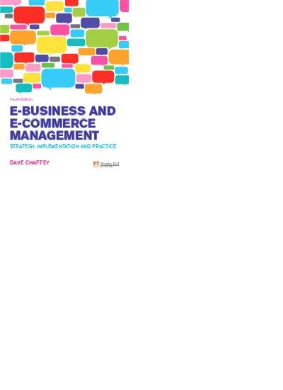 Dave Chaffey E Business And E Commerce Management Strategies 4th Ed Qwerty80