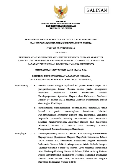 Top Pdf Reformasi Birokrasi Regulasi Lampiran Peraturan Menteri Pendayagunaan Aparatur Negara No 11 Tahun 2015 1501838482 123dok Com