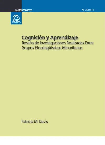 E Book 50 Davis Cognicion Y Aprendizaje