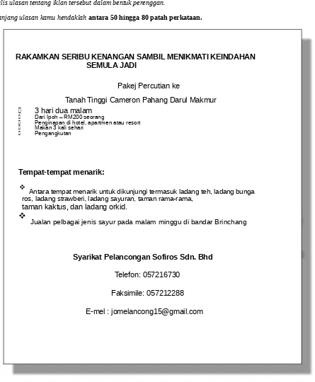 Modul Cemerlang Bahasa Melayu Format Baharu Upsr K 1