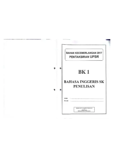 Top Pdf Bahan Kecemerlangan 1 Terengganu Bahasa Inggeris Upsr 2017 Sumber Pendidikan 2017 Bk 1 Bi 123dok Com