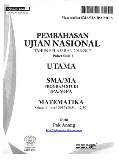 Top Pdf Paket Soal Matematika 2017 2018 123dok Com