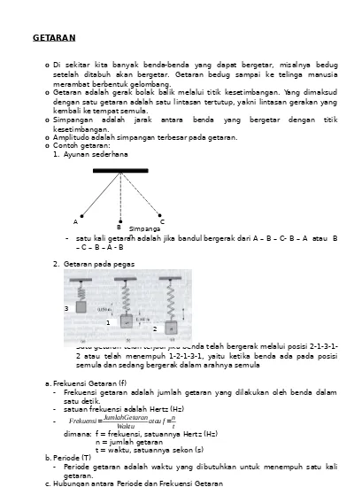 Ringkasan Materi Ipa Kelas 8 Smp Ktsp Dilengkapi Dengan Soal Uts Bunyi Smtr 2