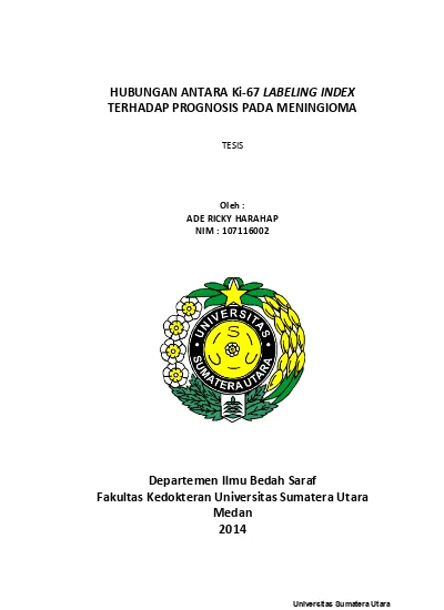 Top Pdf Hubungan Antara Ki 67 Labeling Index Terhadap Prognosis Pada Meningioma 123dok Com