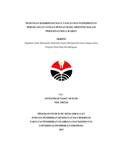 Top Pdf Hubungan Koordinasi Mata Dan Tangan Dengan Hasil Free Throw Dalam Permainan Bola Basket 123dok Com