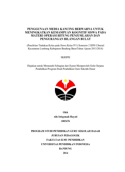 Top PDF MENINGKATKAN HASIL BELAJAR PADA OPERASI HITUNG PENJUMLAHAN DAN ...