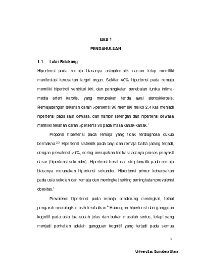 Top Pdf Hubungan Tekanan Darah Dengan Fungsi Kognitif Pada Remaja Chapter Iii Vi 123dok Com