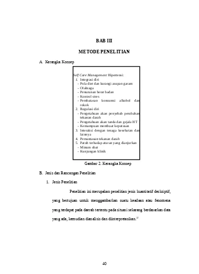 GAMBARAN SELF CARE MANAGEMENT KLIEN HIPERTENSI DI KELURAHAN PUDAK ...