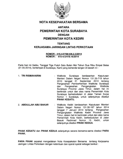 Jaringan Dokumentasi Dan Informasi Hukum | Pemerintah Kota Surabaya