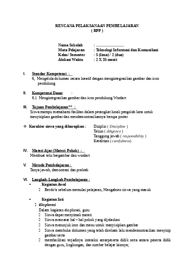 Top Pdf Contoh Silabus Matematika Sd Mi Ktsp Terbaru 123dok Com