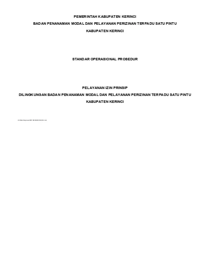Sop Pelayanan Perizinan Dan Non Perizinan.rar