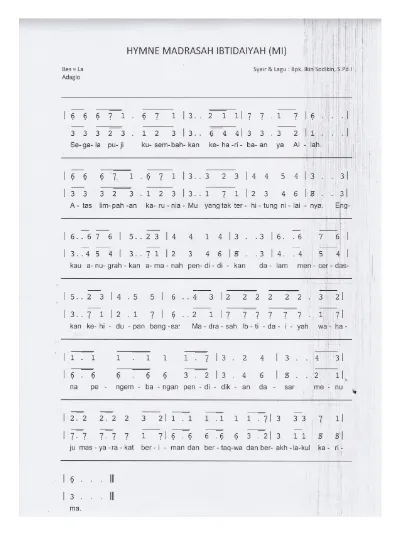 Partitur Satb - Manuk Dadali