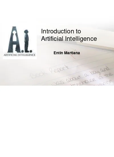 Introduction To Artificial Intelligence