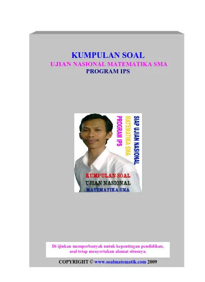 Top Pdf Kumpulan Soal Ujian Nasional Matematika 123dok Com