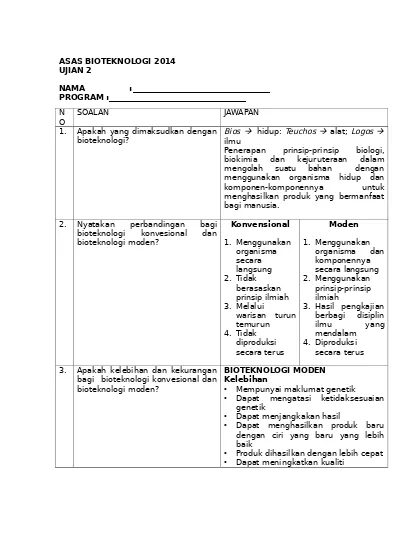 Asas Bioteknologi Dan Id Bab