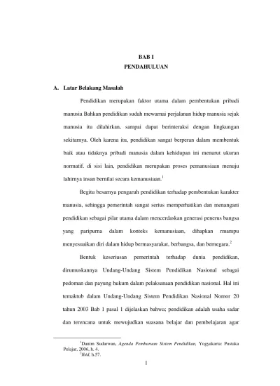 Bab I Pendahuluan A Latar Belakang Masalah Manajemen Rekrutmen Calon Kepala Sekolah Di Kota Palangka Raya Digital Library Iain Palangka Raya
