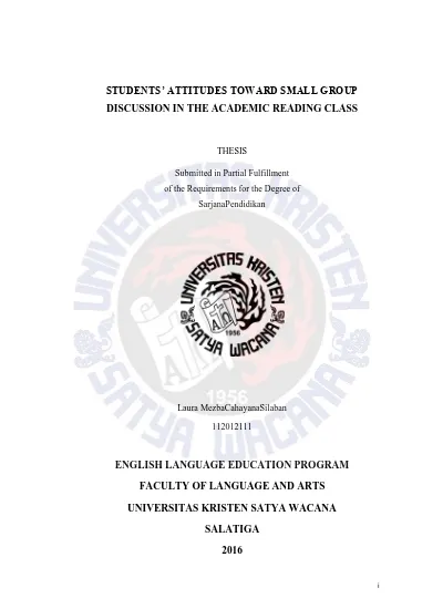 T1 Full Text Institutional Repository Satya Wacana Christian University Students Attitudes Towards The Use Of Google Translate T1 Full Text