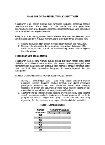 Top Pdf Analisis Data Penelitian Menggunakan Gen 123dok Com