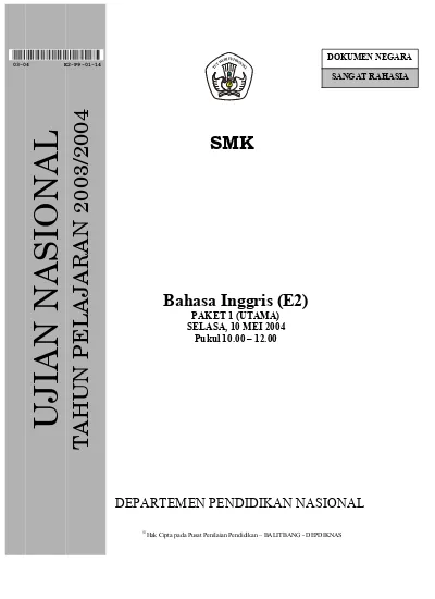 Latihan Soal Ujian Sekolah Us Bahasa Inggris Smk Kelas Xii Blog Seputar Dunia Pendidikan 4 Soal Us