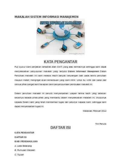 MAKALAH SISTEM INFORMASI MANAJEMEN (2)