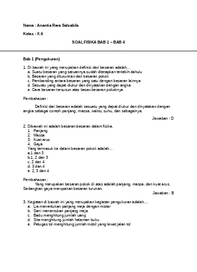 Ipa Terapan Untuk Smk Pariwisata