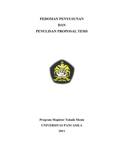 Pedoman Penyusunan Dan Penulisan Proposa 1