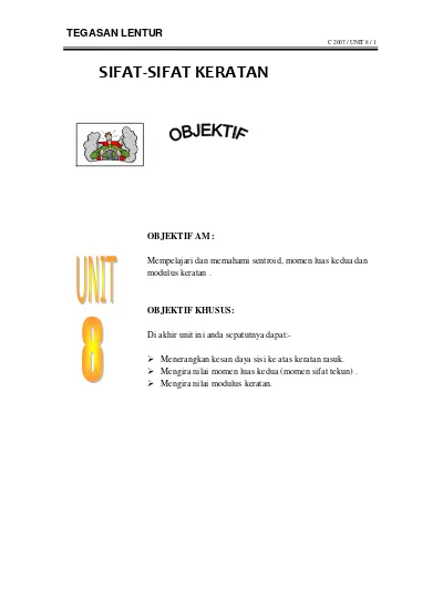 Input 8a Sifat Sifat Keratan