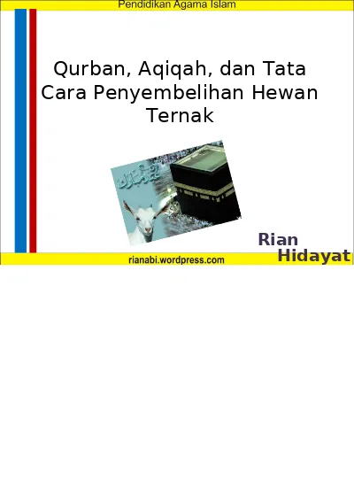 Top Pdf Qurban Aqiqah Dan Tata Cara Penyembelihan Hewan Ternak 123dok Com